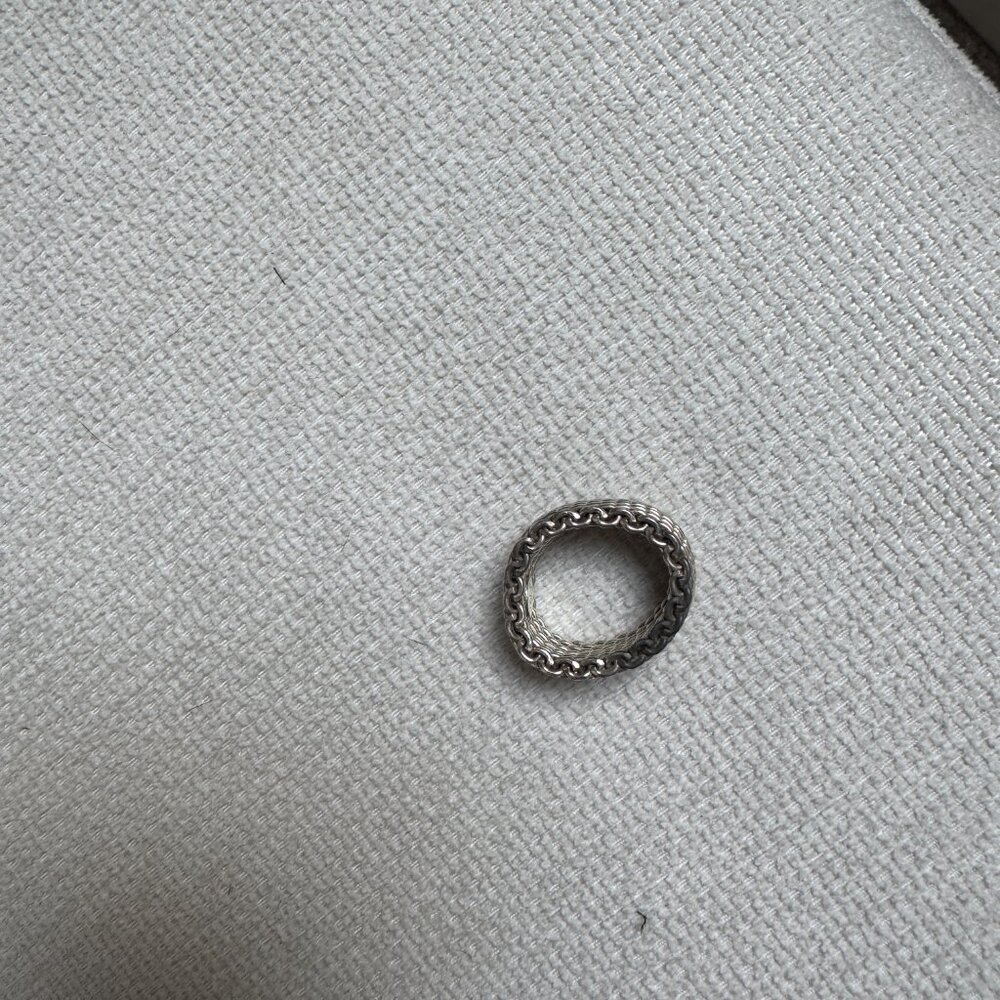Tiffany & Co. Silver Mesh Ring - Picture 6 of 6